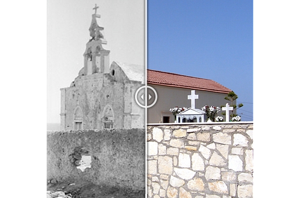 The church of St. George on Hill C, Perivolia, June 1945